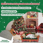 Luxury Cardboard Cat Scratcher Sofa Bed, Couch Shaped Scratching Board - Image 5