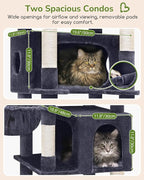 Globlazer Heavy Duty Cat Tree, 74in Sturdy Cat Tower - Image 3