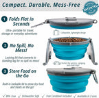 Loving Pets - Bella Roma Portable Travel Dog Bowl Collapsible Dog Food & Water - Image 2