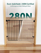 Babelio Baby Gate for Stairs, Kitchen & Doorways, No Bottom Bar| Easy - Image 4