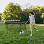 Dog Pen Pet Playpen Dog Fence Indoor Foldable Metal Wire Exercise Puppy Play - Image 7