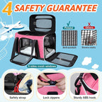 Petskd Top-Expandable Pet Carrier 17x12x8.5 Inches JetBlue Allegiant Spirit - Image 5