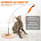 JXFUKAL Interactive cat Toy, Automatic Cat Wand Toy - Image 2