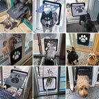 PETLESO Dog Door for Screen Doors, Large Dog Opening for Sliding Doors - Image 2