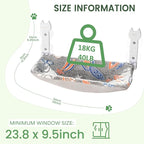 Cat Window Perch, Glow in The Dark Foldable Cat Hammock - Image 6