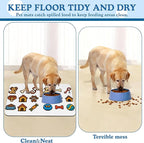 Dog Fun Pet Feeding Mat–Christmas Stocking Quick Dry Absorbent Dog Cat Food Mat - Image 5