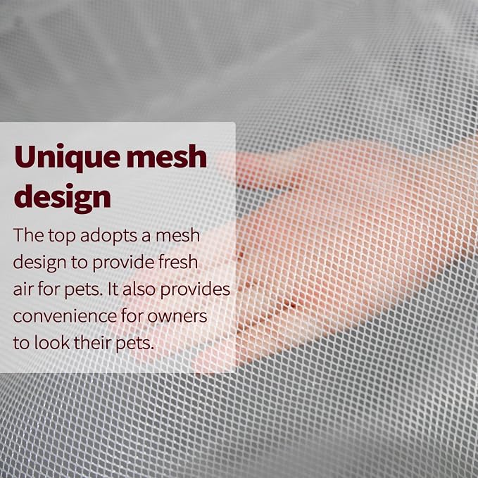 PJYuCien Dog Playpen Mesh Top Cover, Fits 36 Inch 4 Panels Regular Square - Image 5
