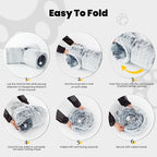 Tempcore Plush Cat Tunnel for Indoor Cats，Collapsible 3-Way Pet Tunnel Toy - Image 9