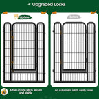 Yaheetech Dog Playpen Outdoor, 40 inch 24 Panels Dog Pen Indoor Heavy Duty - Image 8