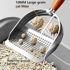 DHXYZZB Cat Litter Scoop 304 Stainless Steel Litter Shovel, Heavy Duty Litter - Image 2