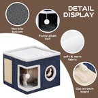 Cat Beds for Indoor Cats, Large Cat Cave - Image 6