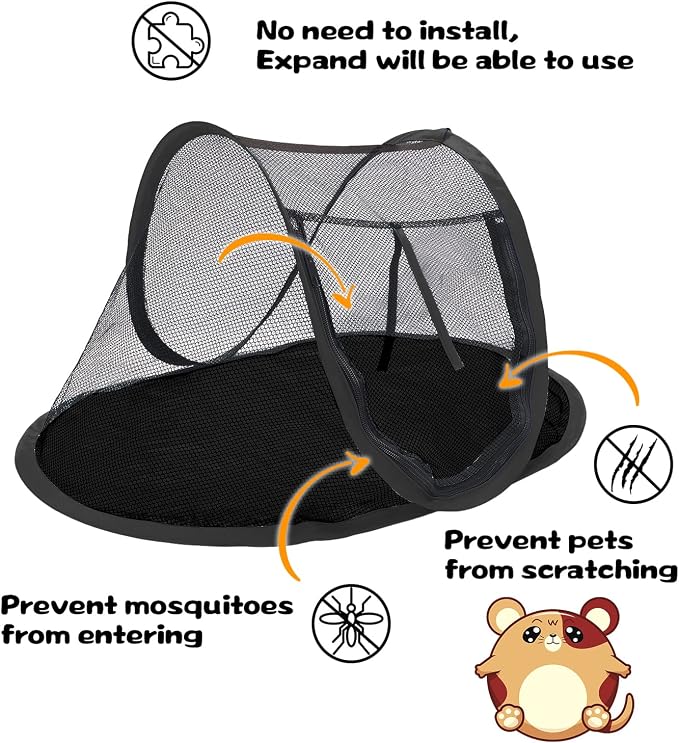 Rest-Eazzzy Small Animal Tent, Portable Cat Tent, Cat Enclosures - Image 2
