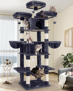 Globlazer Big Cat Tower for Indoor Cats, 80inch Cat Tower for Multiple Adult by Globlazer