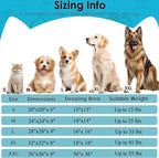 Dogs Bed for Small Dogs, Anti-Anxiety Washable Round Bed - Image 2