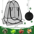 Pop Up Mesh Plant Protectors from Animals, Large Plant Netting Guard Cover - Image 3