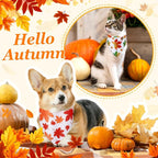 Chunful 100 Pieces Thanksgiving Dog Bandanas Bulk Fall Autumn Pet Bandanas - Image 4