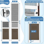 XL Dog Door for Sliding Glass Door, Extra Large Patio Doggy Door Insert for - Image 4