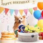 Zopeal Puppy Dog Toy Gift Storage Basket - Image 6