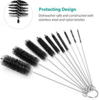CiaraQ Bottle Cleaning Brushes, 8 Inch Nylon Tube Brush Set, Cleaner - Image 4