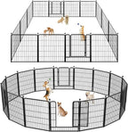 Dog Playpen 32 inch 20 Panels Indoor Outdoor Dog Pen by Jhsomdr