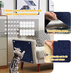 Cat Scratch Mat, 118.5"x17.4" Trimmable Self-Adhesive Cat Scratch Furniture - Image 4