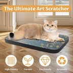 2 Pack Art Cat Scratcher, Wall-Mountable Cat Scratch Pad, Wall Cat Scratcher - Image 4