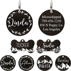 UltraJoys Stainless Steel Pet ID Tag Dog Name Tags Personalized Front and Back by UltraJoys