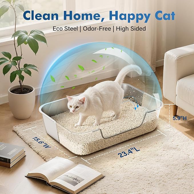 Stainless Steel Cat Litter Box - Image 5