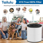 Tailulu Official AP100 Air Purifier Replacement Filter, 3-in-1 Air Purifier - Image 3