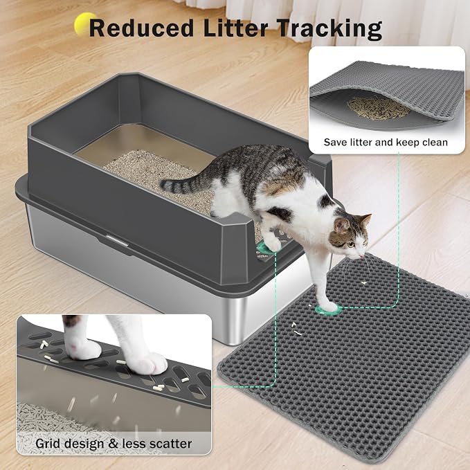 Stainless Steel Litter Box, Extra Large Litter Boxes - Image 3