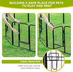BestPet | Dog Playpen | 24 Inch, 12 Panels | Heavy Duty Metal Pet Exercise Pen - Image 3