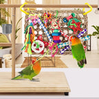 KATUMO Bird Toys, Bird Foraging Wall Toy, Edible Seagrass Woven Climbing - Image 4