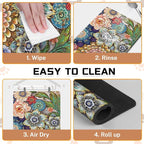 Absorbent Pet Dog Bowl Mat for Food and Water, Pet Cat Food Feeding Mat - Image 6