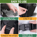 Pet Carrier Backpack, Hands-Free Adjustable Dog Front Carrier Legs Out & - Image 7