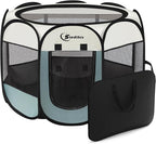 Dog Playpen, Puppy Pet Playpen, Medium Dogs Tent Crates Cage Indoor/Outdoor by Siedihit