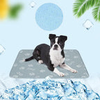 BEAUTYZOO Upgraded Dog Self Cooling Mat Ice Silk Chill Pads by BEAUTYZOO