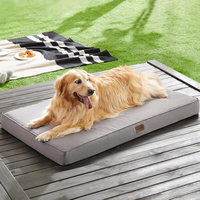 BFPETHOME Outdoor Dog Beds for Large Dogs, Waterproof Dog Bed for Medium - Image 2