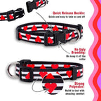Native Pup Valentine’s Dog Collar- Valentines Day Pet Collars- Valentine Girly - Image 4