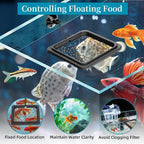 Fish Feeding Ring Aquarium Square Floating Food Feeder Circle - Image 3