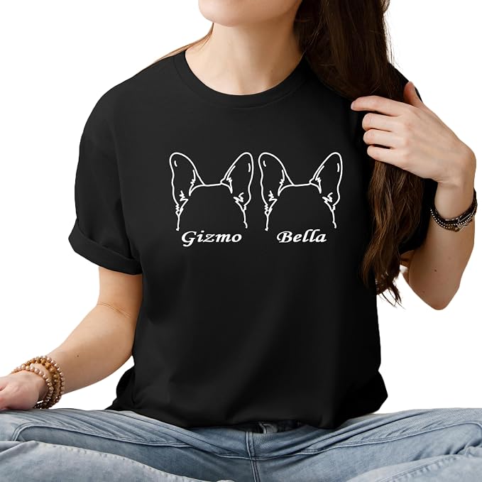 Custom Dog Mom Shirt for Women Pet Ears Sweatshirt - Image 9