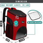 PetAmi Small Dogs and Cat Backpack Carrier, Airline Approved Pet Backpack - Image 2