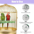 Bird Beak Grinding Stone 2 Pcs Bird Parrot Cage Perch Stand Platform Foot Claws - Image 6