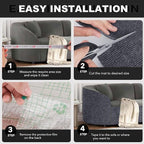 118"X15.8" Self-Adhesive Cat Scratching Mat, Couch Protector from Cat Claws - Image 7