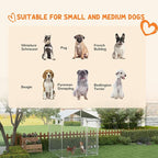 PawHut Outdoor Dog Kennel, Heavy Duty Dog Run Outdoor Fence - Image 3