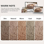 MIXJOY Calming Cat Beds for Indoor Cats, Fluffy Small Cat Cuddler, Anti-Anxiety - Image 7