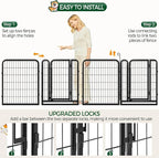 Yaheetech Dog Playpen Outdoor, 32 inch 16 Panels Dog Pen Indoor Heavy Duty - Image 6