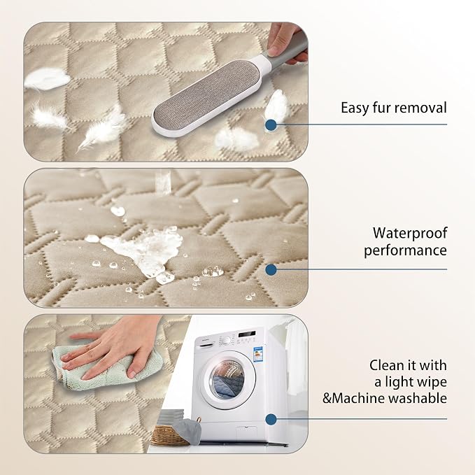 gogobunny 3X Stronger Waterproof Pet Blanket, Scratch Proof Furniture Protector - Image 5