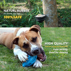 EASTBLUE Squeaky Dog Toys for Aggressive Chewers: Rubber Puppy Chew Ball - Image 4