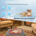 BEAUTYZOO Cooling Mat for Cats & Dogs -20" X 12" Ice Silk Cat Cooling Mat - Image 6