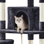 Yaheetech 79 in Cat Tree Tower, Comfy Basket, Sisal Scratching Posts - Image 6